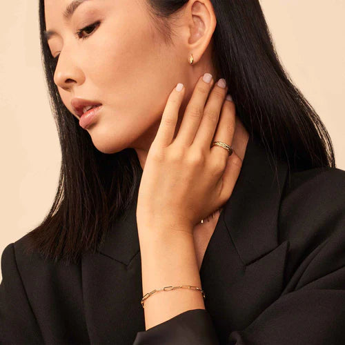 Armband úr veneziönsku möskvaefni