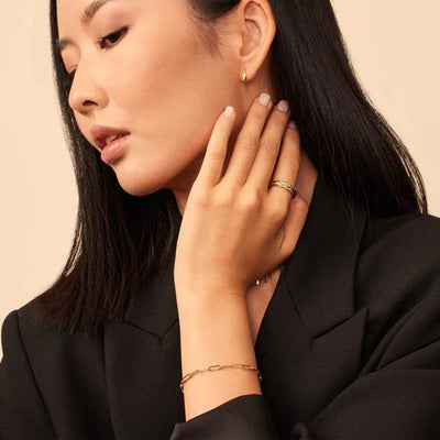 Armband úr veneziönsku möskvaefni