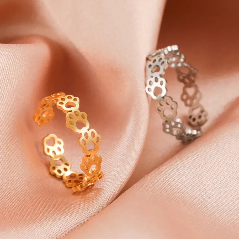 Stillanlegur loppuförhringur - úr ryðfríu stáli