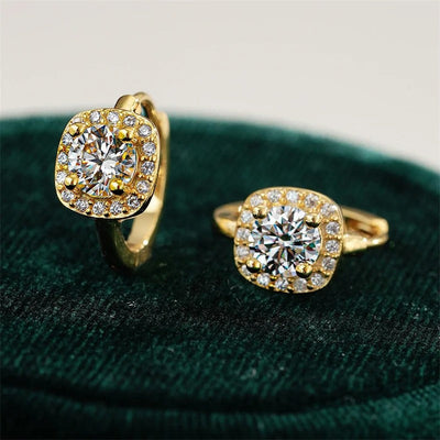 Nadine ferkantaðar eyrnalokkar