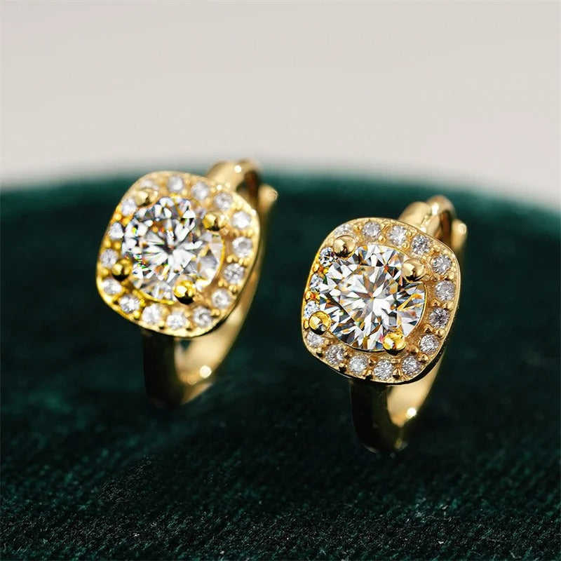 Nadine ferkantaðar eyrnalokkar