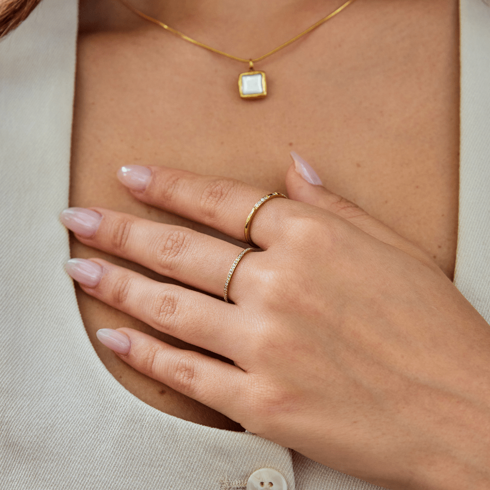 Kristal eilífðarhringur