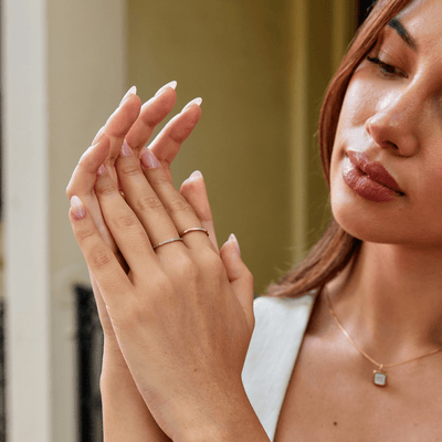 Kristal eilífðarhringur