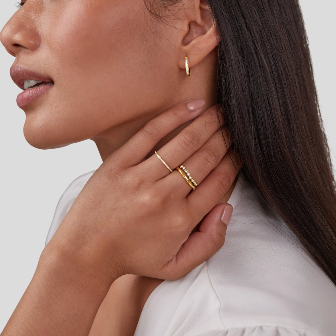 Kristal eilífðarhringur