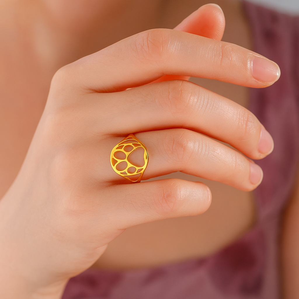 Opinn lopphringur úr ryðfríu stáli: Léttur og glæsilegur