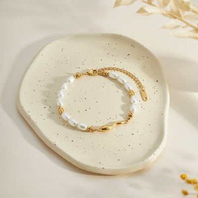 Lovina ferskvatnsperluarmband