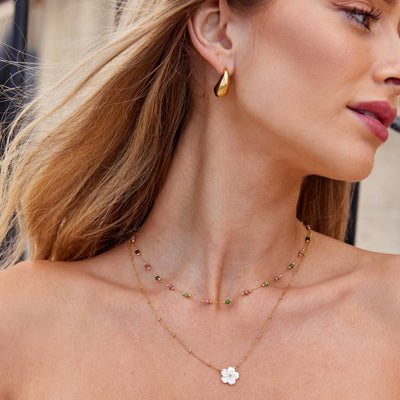 Lulu Spring steinperluhálsmen