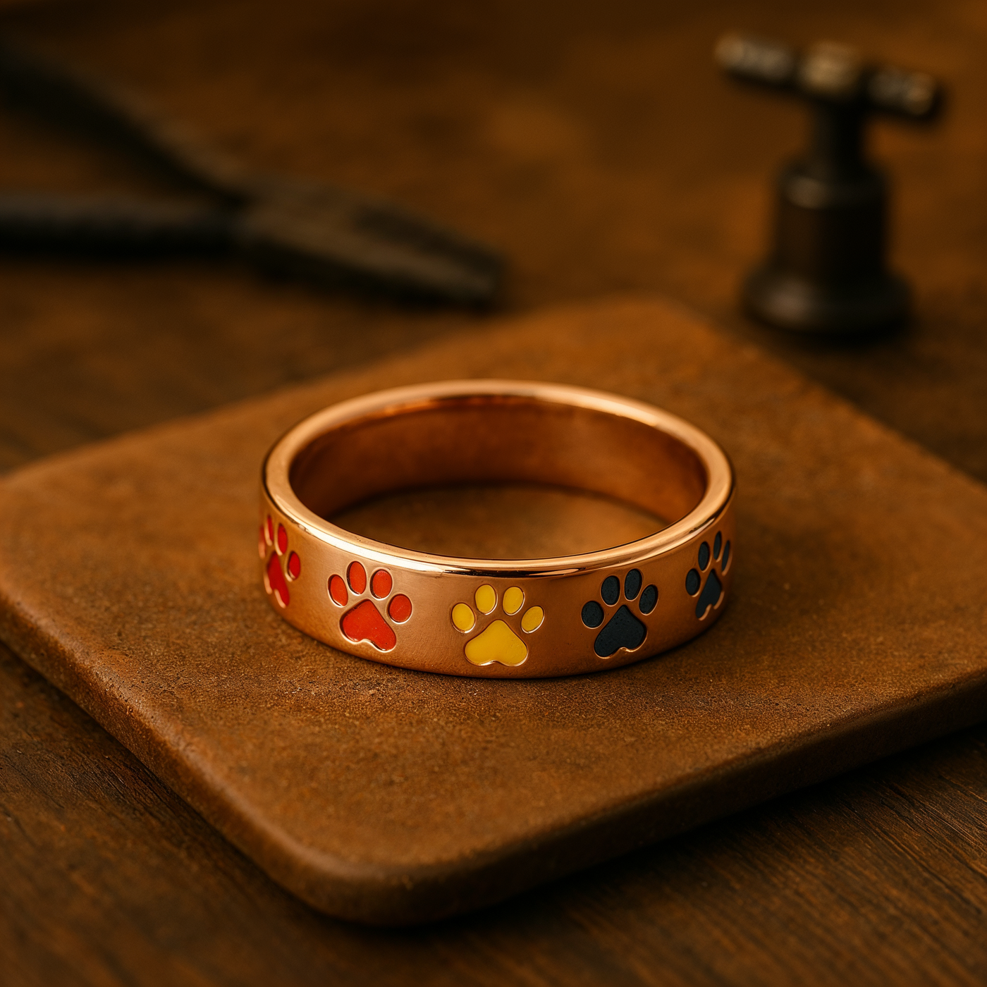 Snúnings Paw Stress Ring
