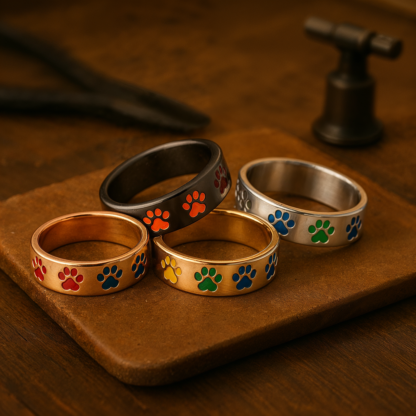 Snúnings Paw Stress Ring