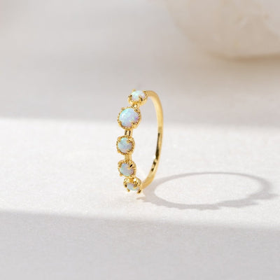 Tiffany ópalsteinshringur