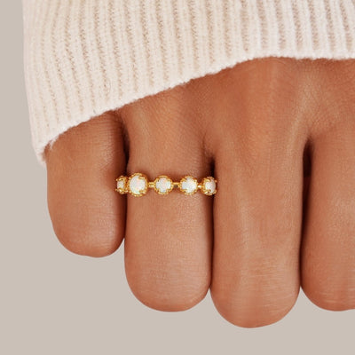 Tiffany ópalsteinshringur